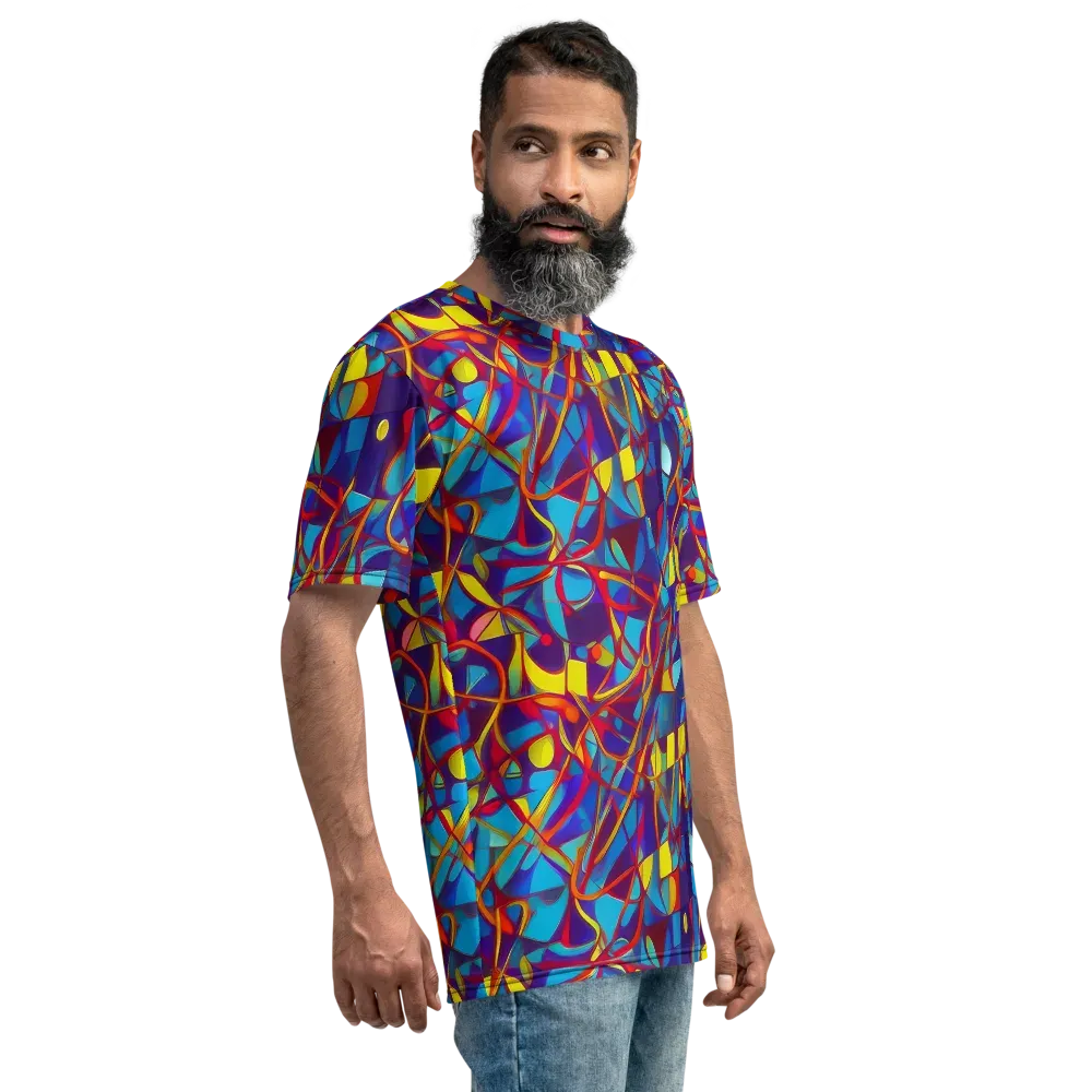 Flickering Dreams on Men's Crew Neck T-Shirt — Right