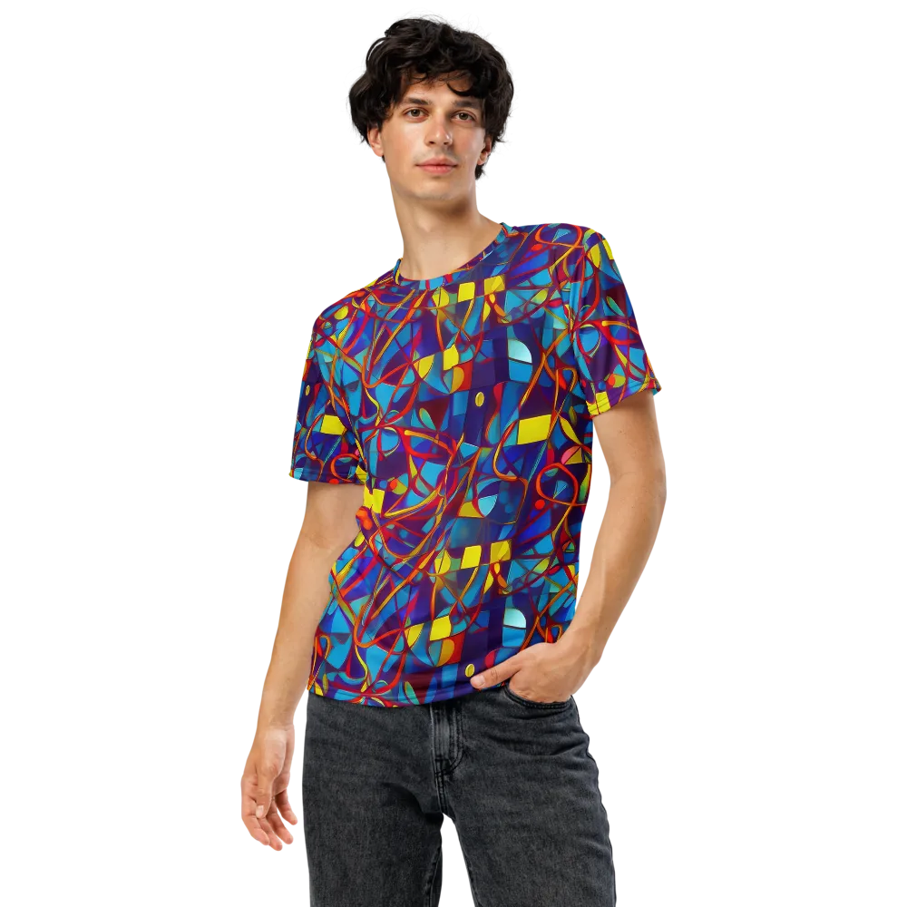 Flickering Dreams on Men's Crew Neck T-Shirt — Front
