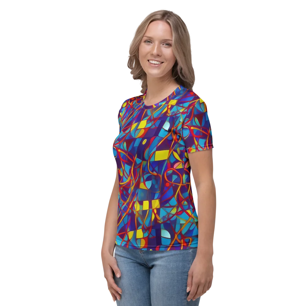 Flickering Dreams on Women's Crew Neck T-Shirt — Left