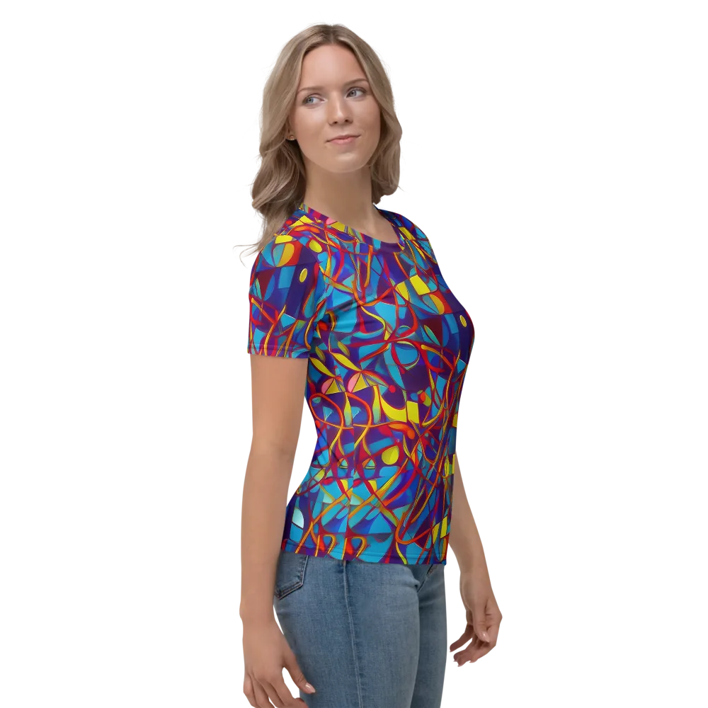 Flickering Dreams on Women's Crew Neck T-Shirt — Right