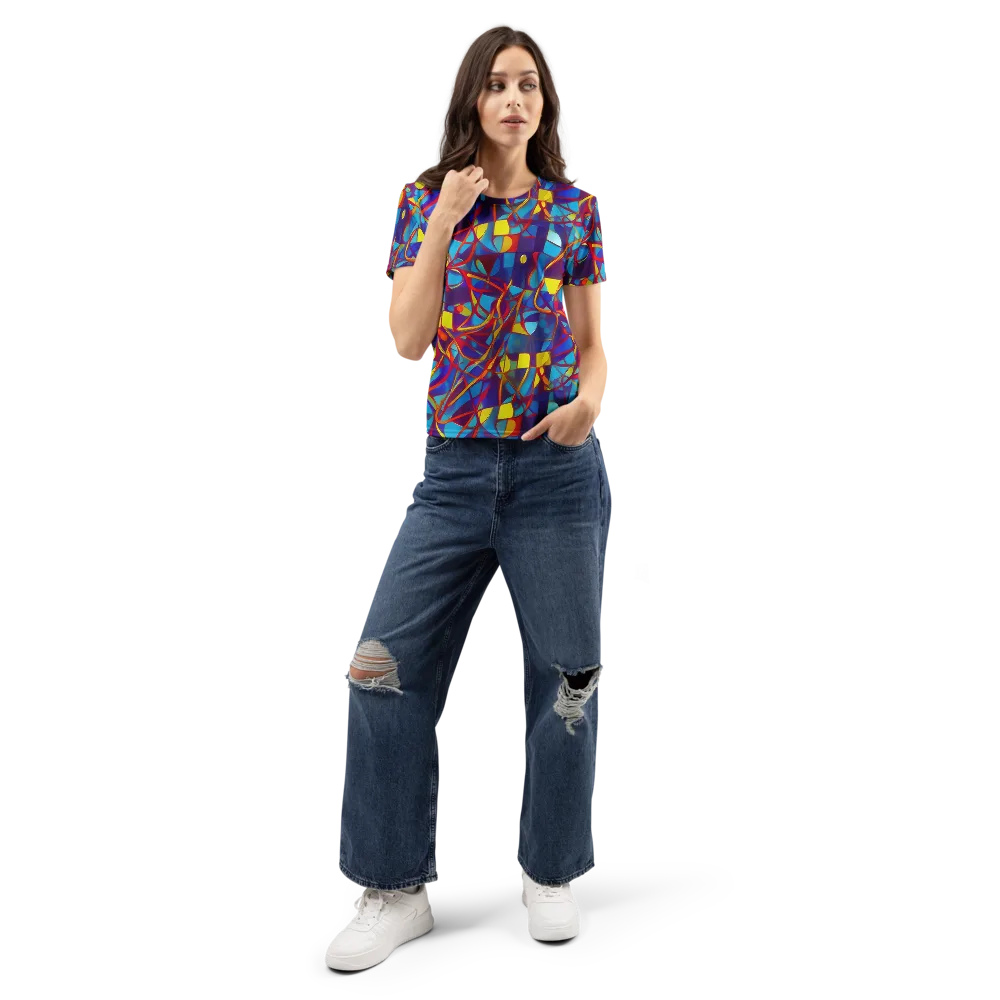 Flickering Dreams on Women's Crew Neck T-Shirt — Front