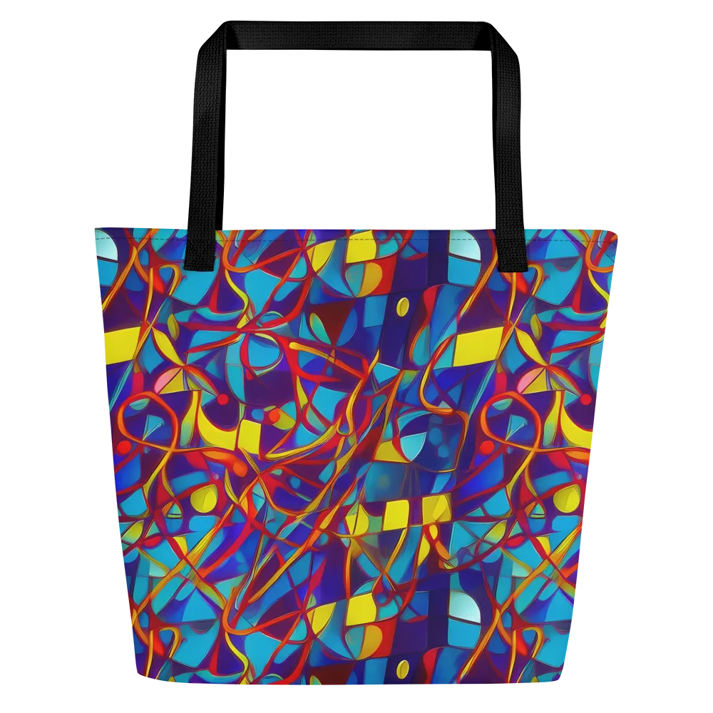 Flickering Dreams on Large Tote Bag W/ Pocket — Front