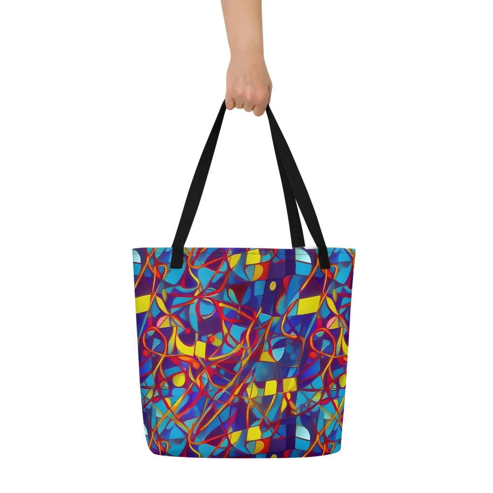 Flickering Dreams on Large Tote Bag W/ Pocket — Front