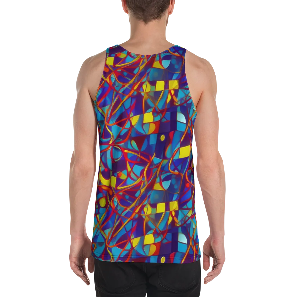 Flickering Dreams on Men's Tank Top — Back