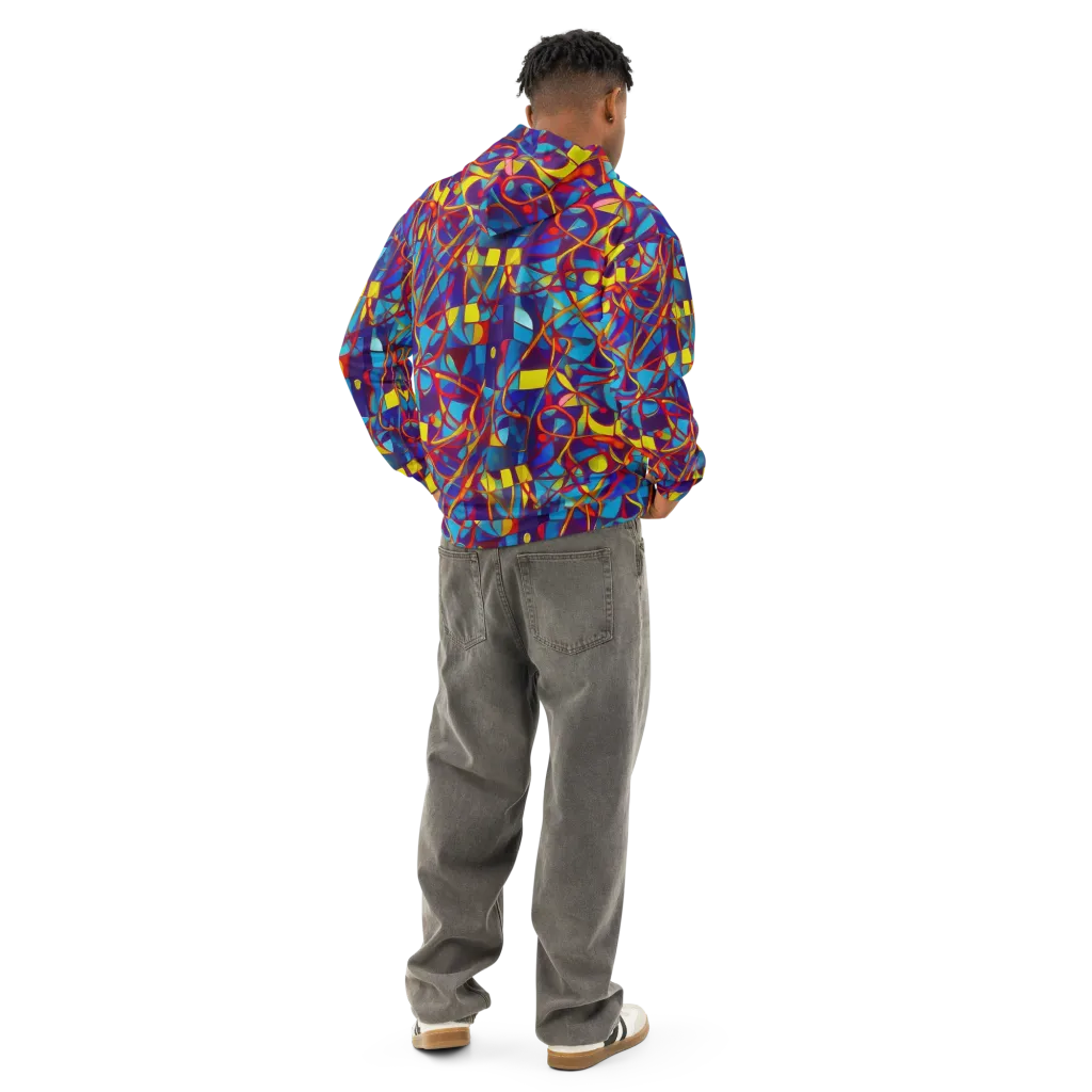 Flickering Dreams on Cotton Hoodie — Back