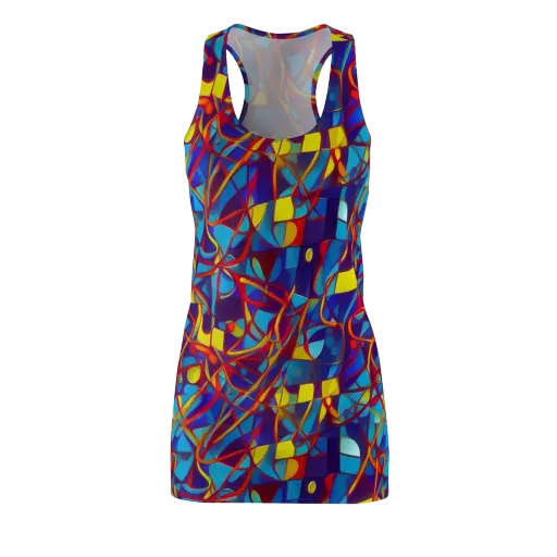 Flickering Dreams on a Racerback Dress