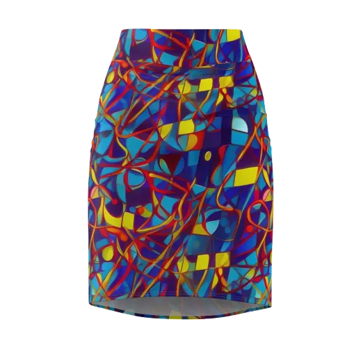 Flickering Dreams on a Pencil Skirt