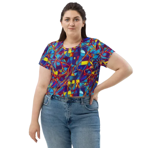 Flickering Dreams on a Crop Tee