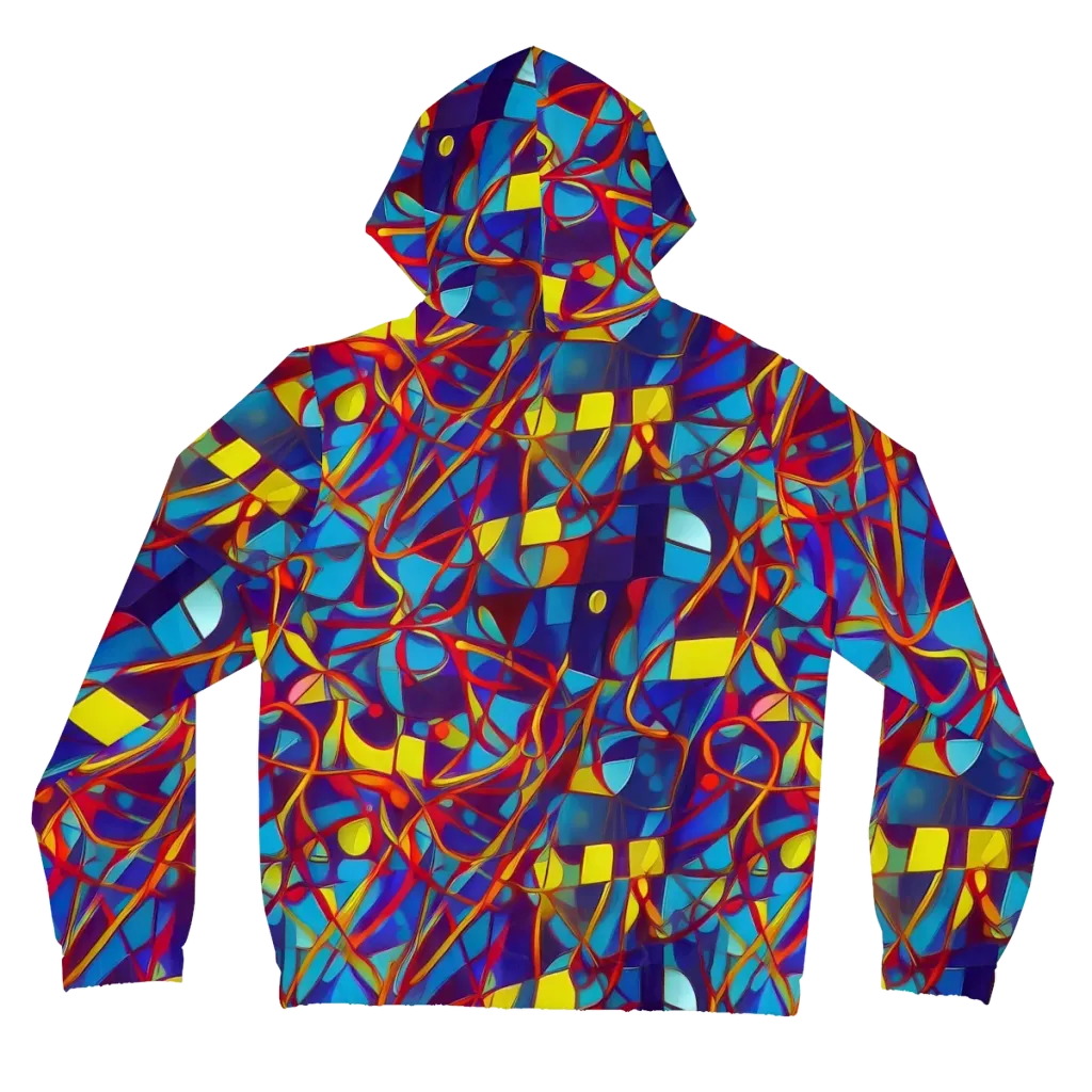 Flickering Dreams on Women's Full-Zip Hoodie — Back