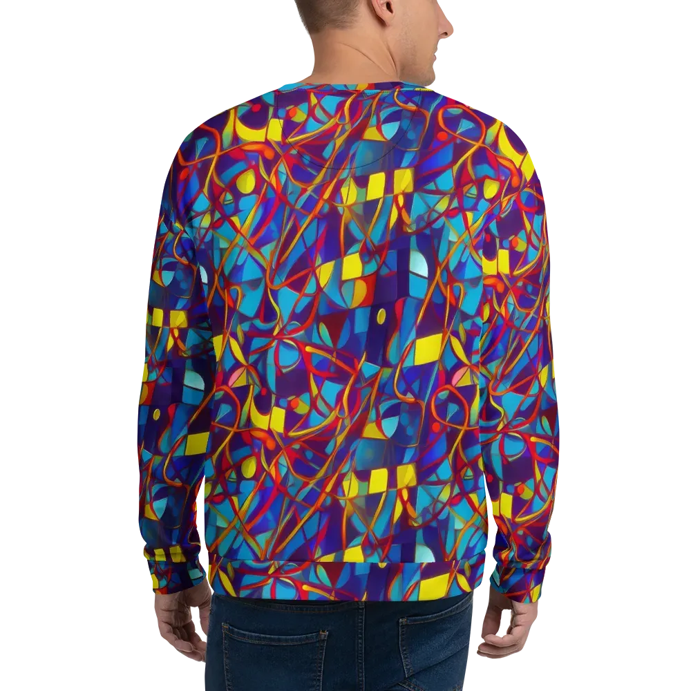 Flickering Dreams on Sweatshirt — Back