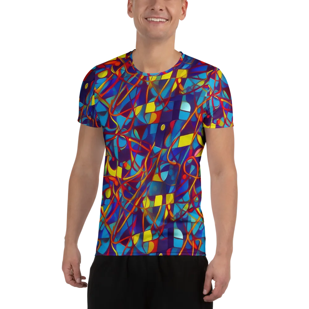 Flickering Dreams on Men's Athletic T-Shirt — Front