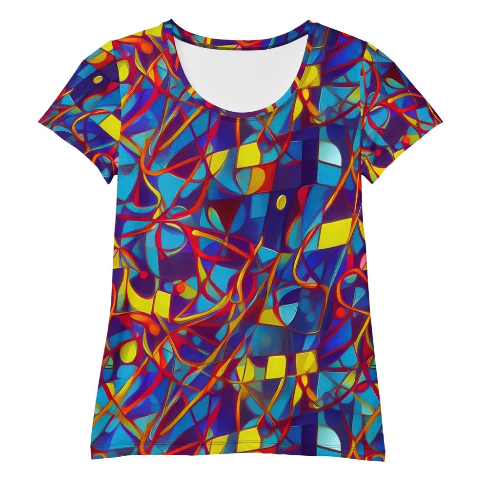 Flickering Dreams on Women's Athletic T-Shirt — Front