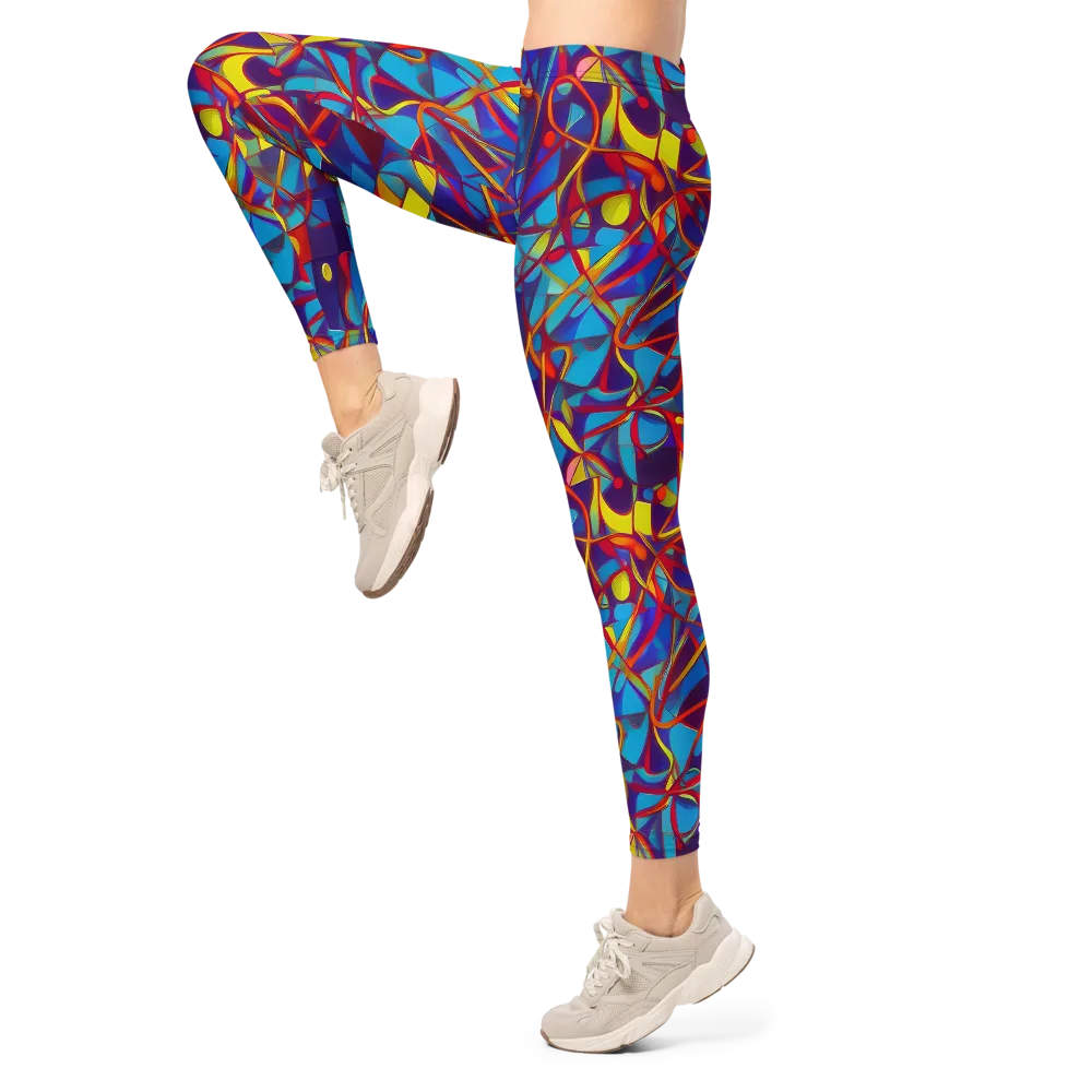 Flickering Dreams on Leggings — Left