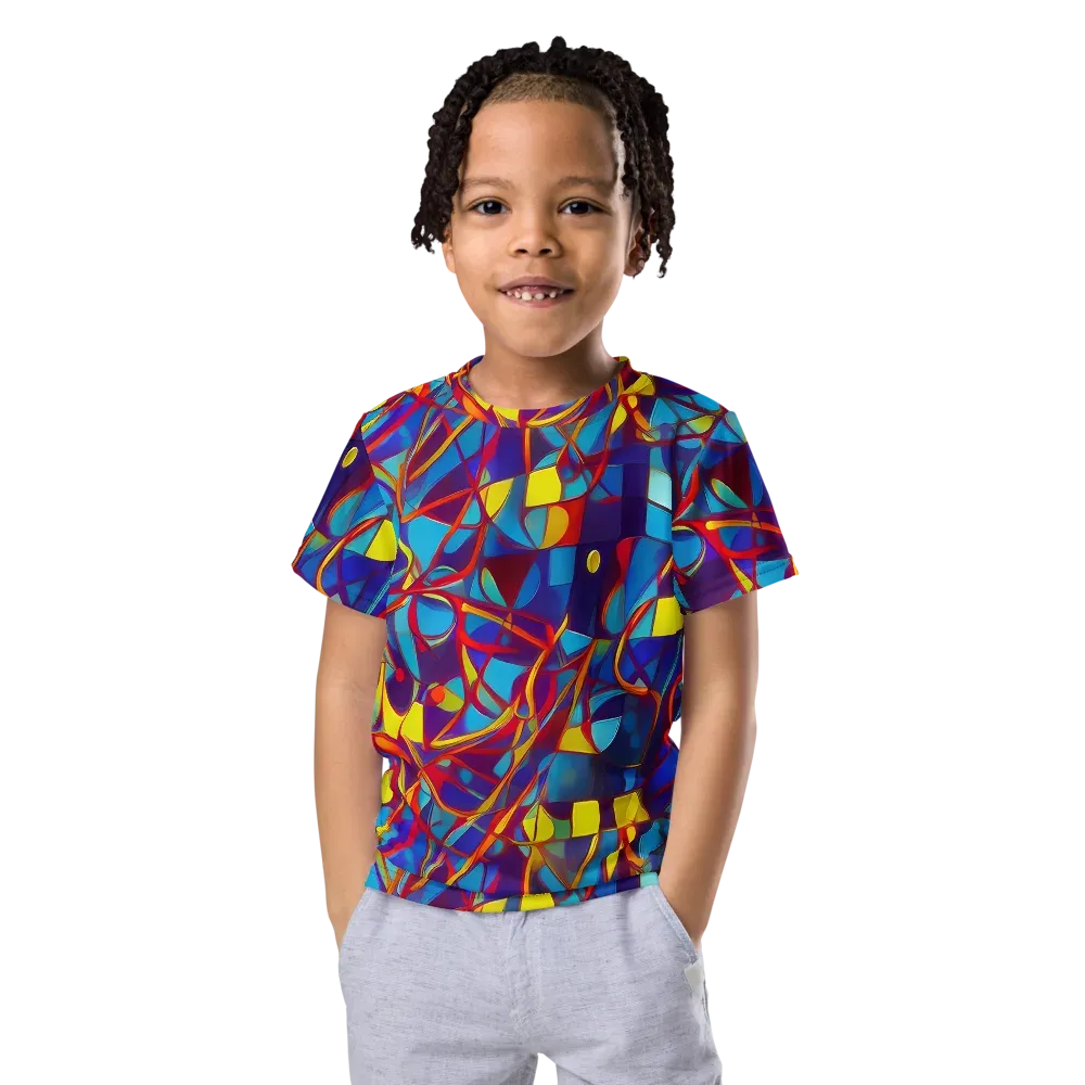 Flickering Dreams on Kids Crew Neck T-Shirt — Front