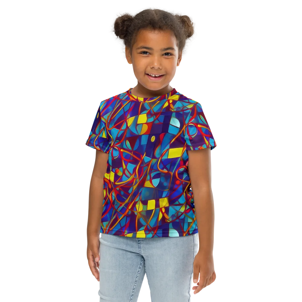 Flickering Dreams on Kids Crew Neck T-Shirt — Front