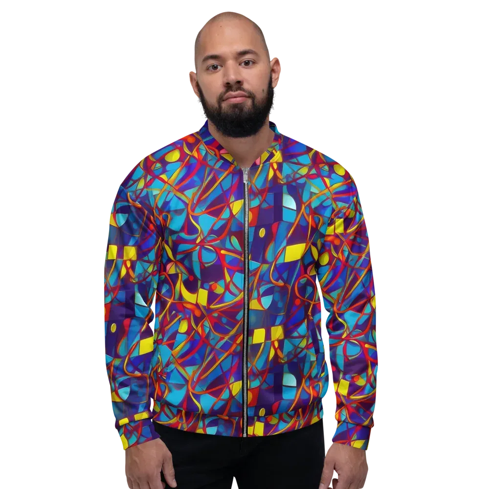 Flickering Dreams on Bomber Jacket — Front