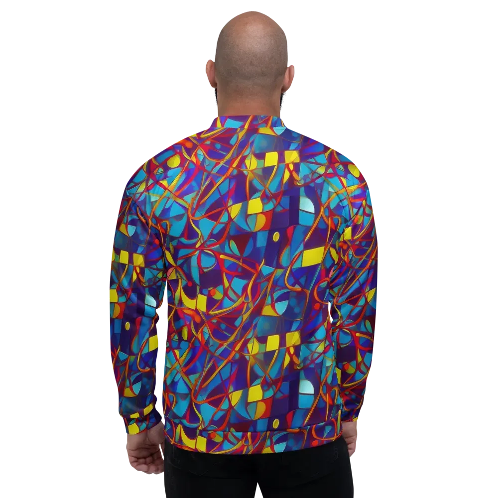 Flickering Dreams on Bomber Jacket — Back