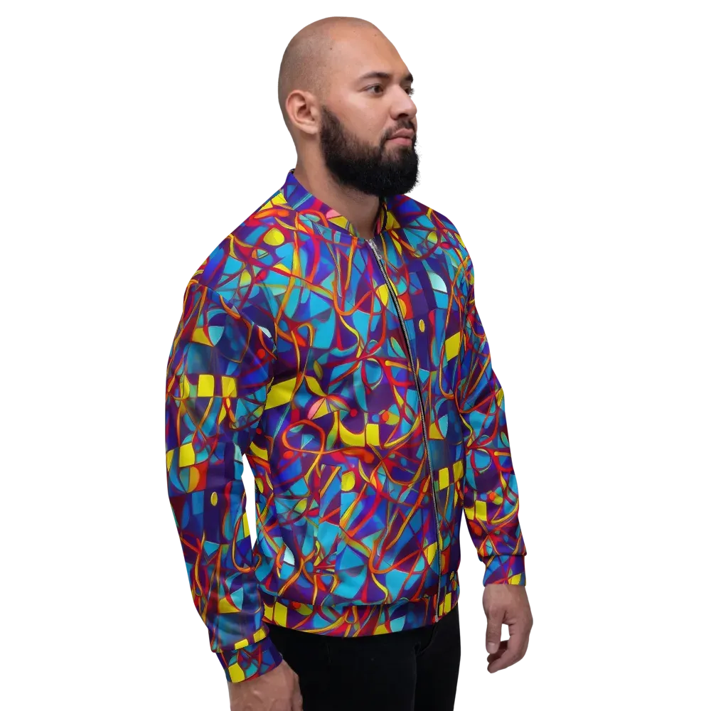 Flickering Dreams on Bomber Jacket — Right