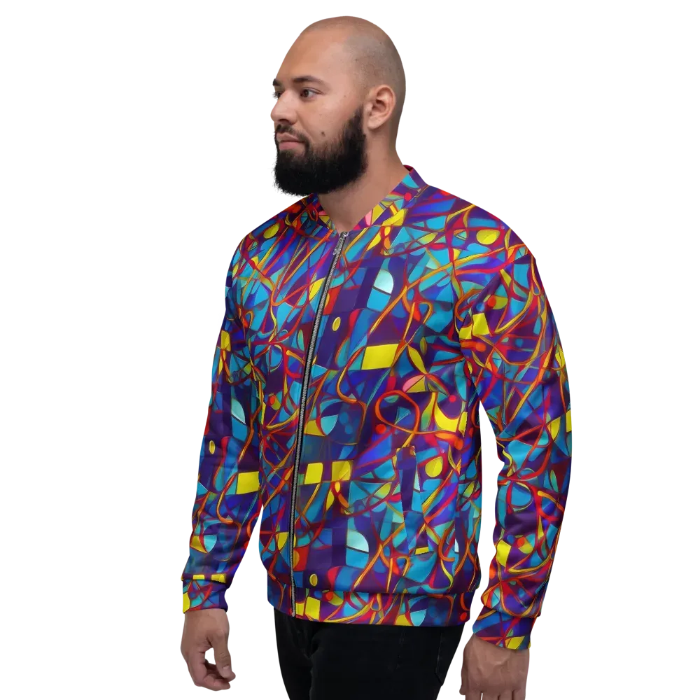 Flickering Dreams on Bomber Jacket — Left
