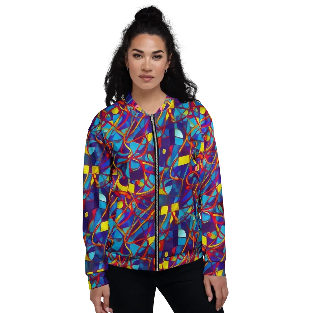 Flickering Dreams on Bomber Jacket — Front