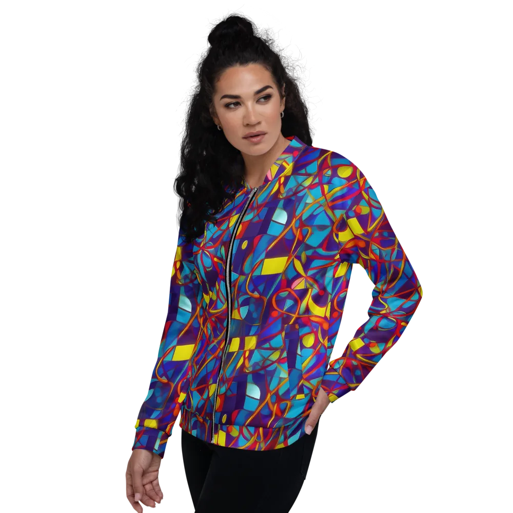 Flickering Dreams on Bomber Jacket — Left