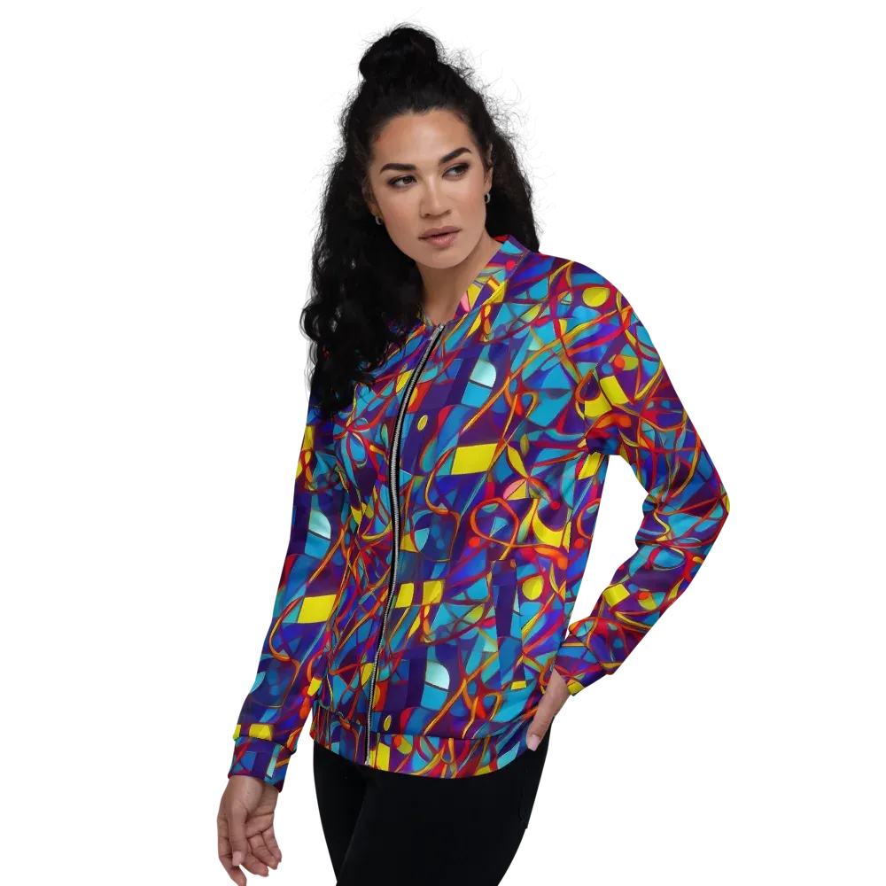 Flickering Dreams on Bomber Jacket — Left