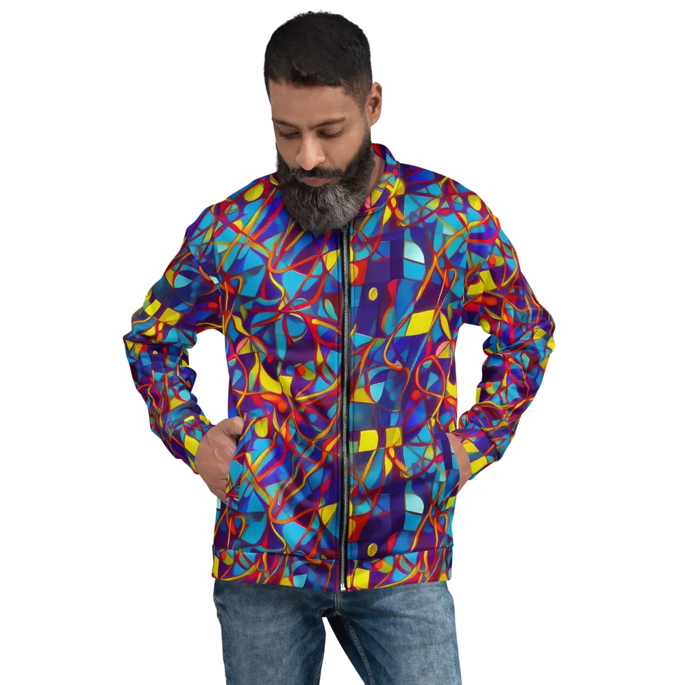 Flickering Dreams on Bomber Jacket — Front