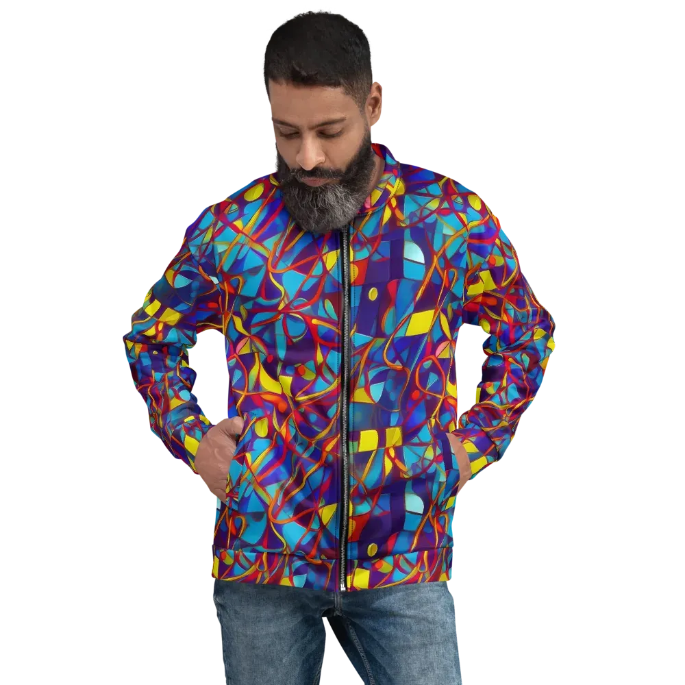 Flickering Dreams on Bomber Jacket — Front