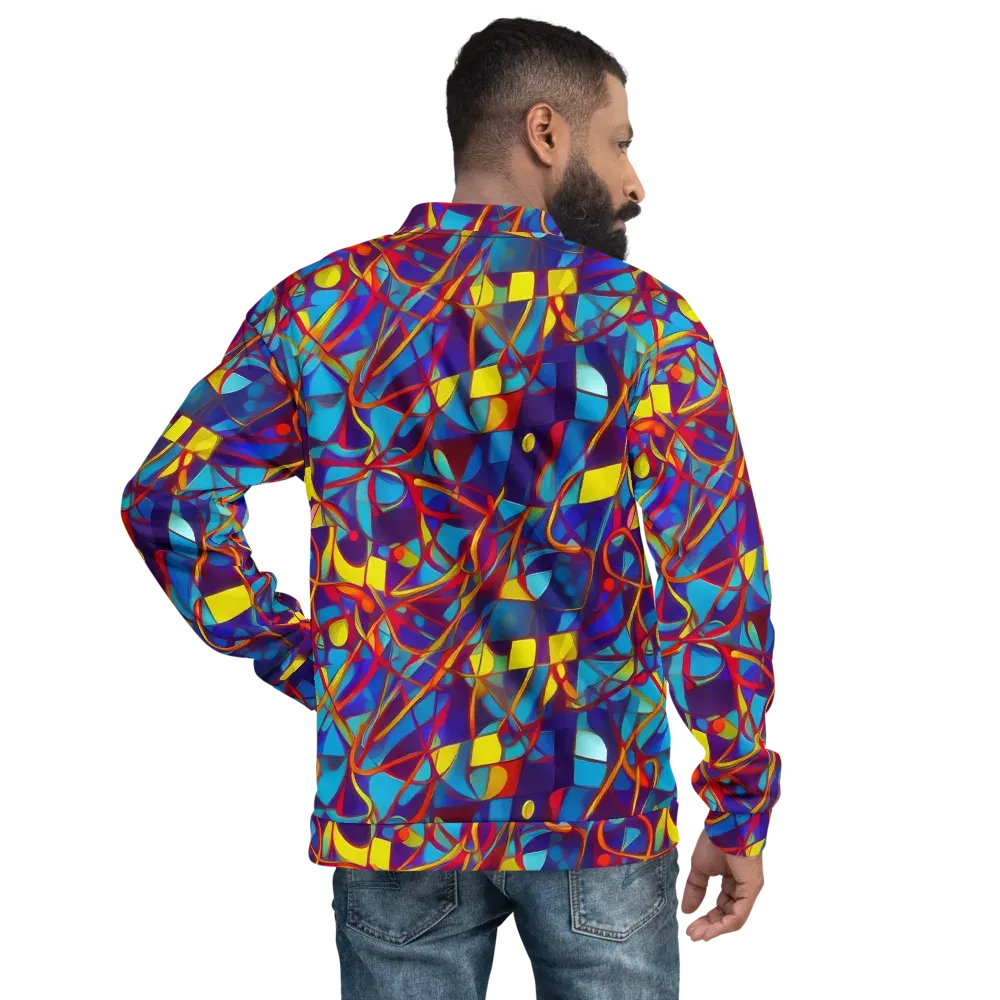 Flickering Dreams on Bomber Jacket — Back