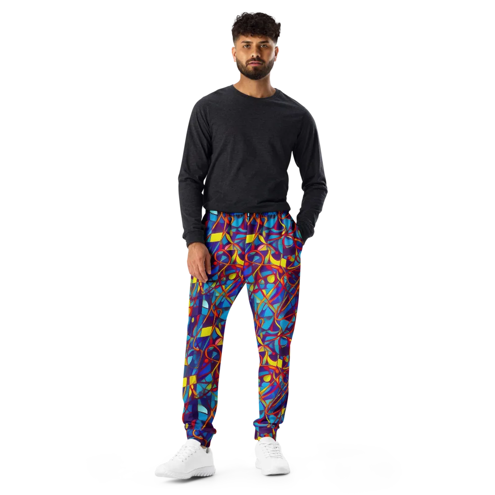 Flickering Dreams on Men's Joggers — Front