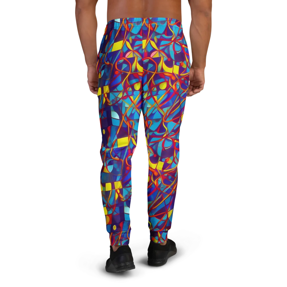 Flickering Dreams on Men's Joggers — Back
