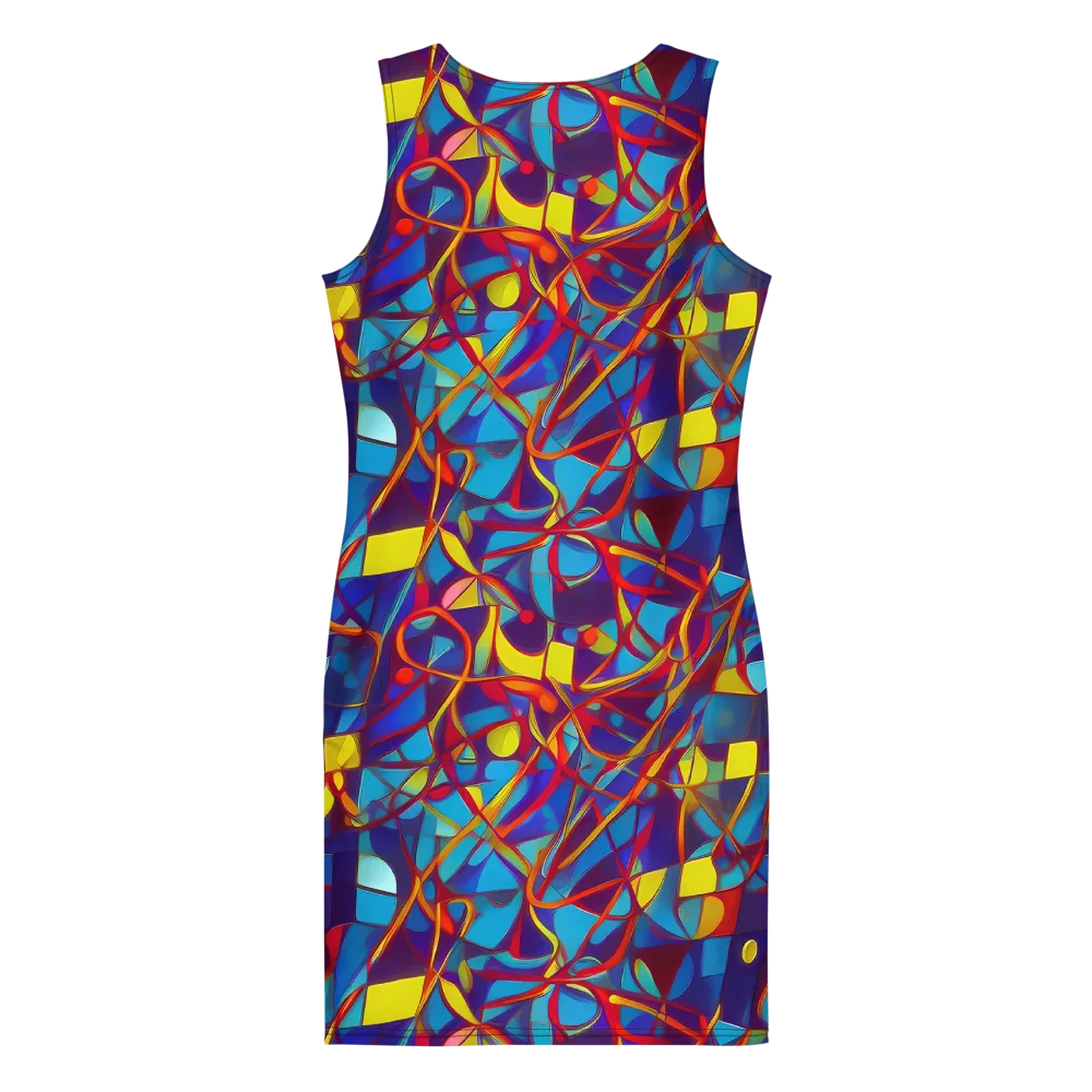 Flickering Dreams on Bodycon Dress — Back