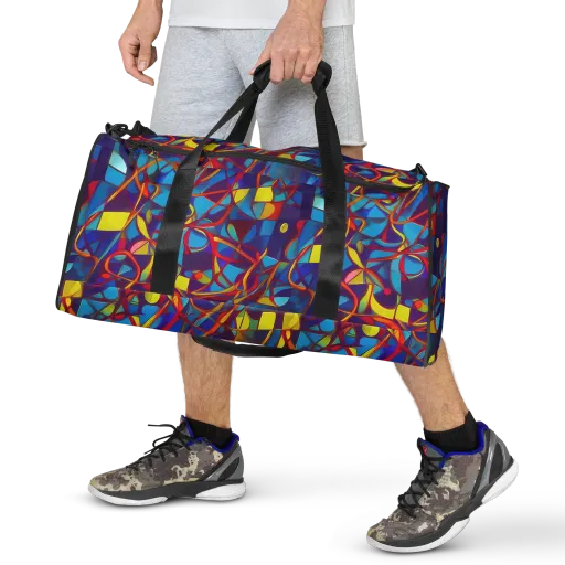 Flickering Dreams on a Duffle Bag