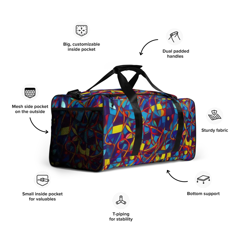 Flickering Dreams on Duffle Bag — Right Front