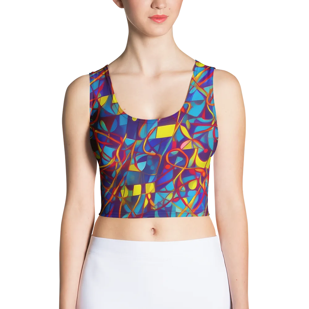 Flickering Dreams on Crop Top — Front
