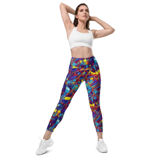 Flickering Dreams on a Leggings with Pockets