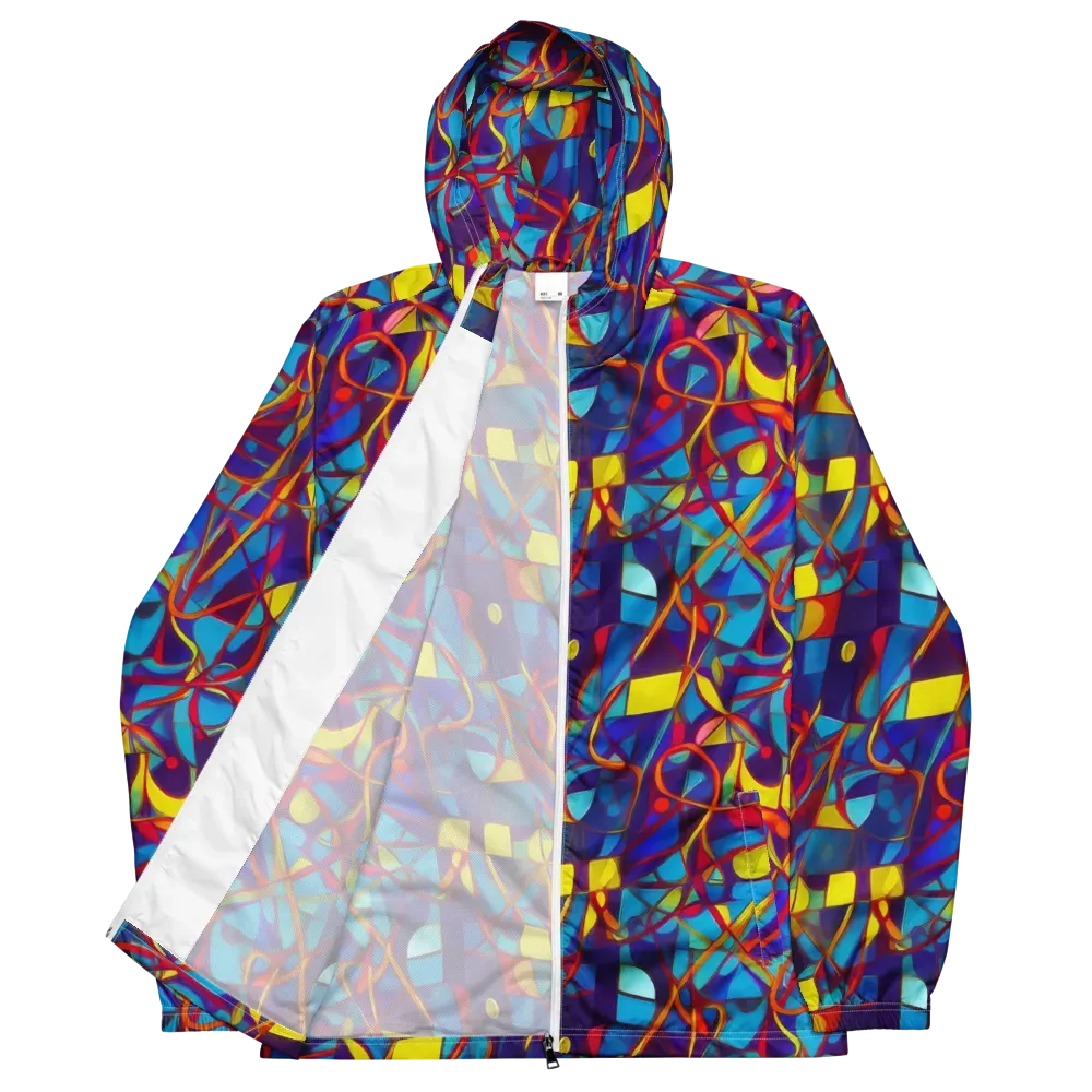 Flickering Dreams on Men's Windbreaker — Front