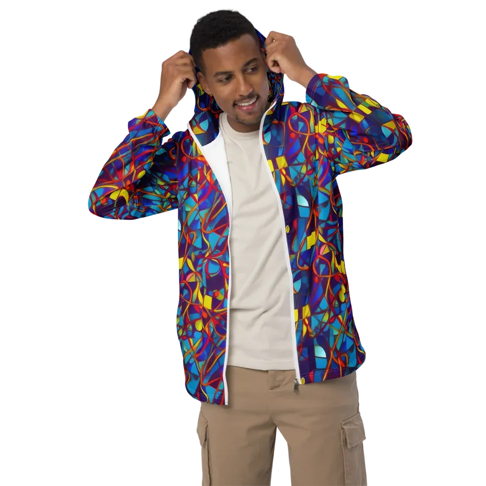 Flickering Dreams on Men's Windbreaker — Front
