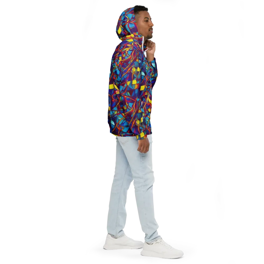 Flickering Dreams on Men's Windbreaker — Right