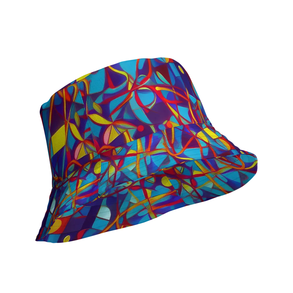 Flickering Dreams on Reversible Bucket Hat — Product details Outside