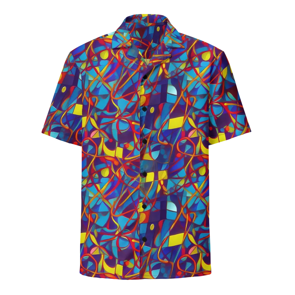 Flickering Dreams on Button Shirt — Front