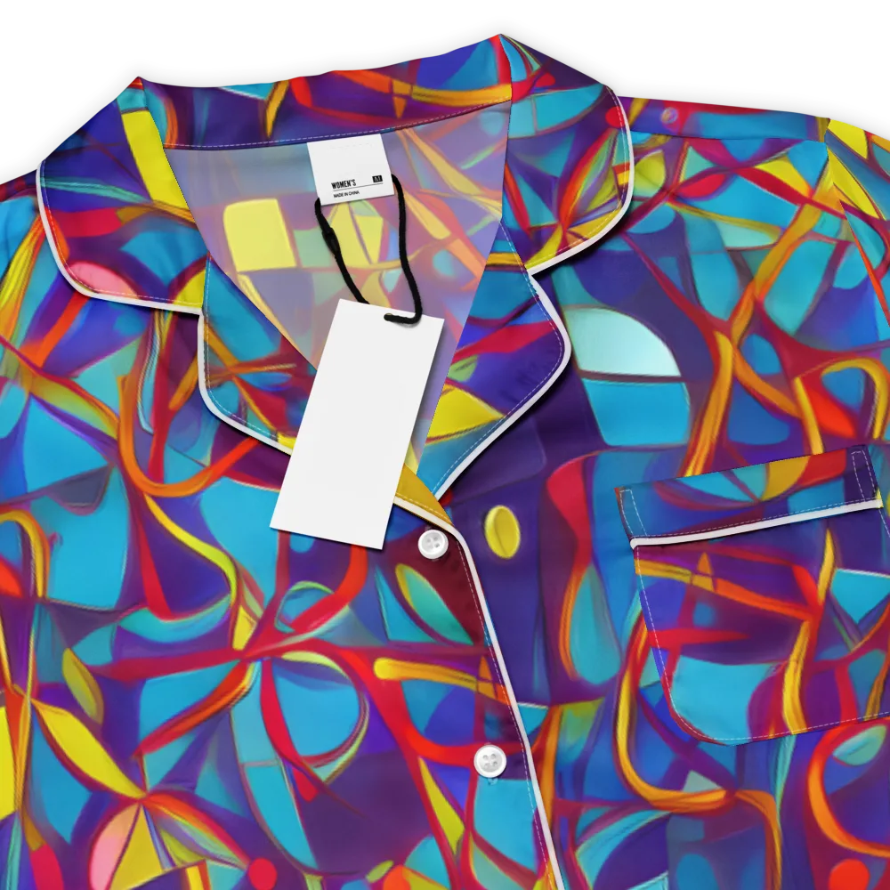 Flickering Dreams on Women's Short Sleeve Pajama Top — Product details