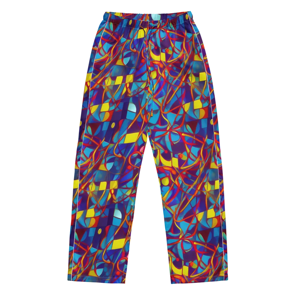 Flickering Dreams on Women's Pajama Pants — Front