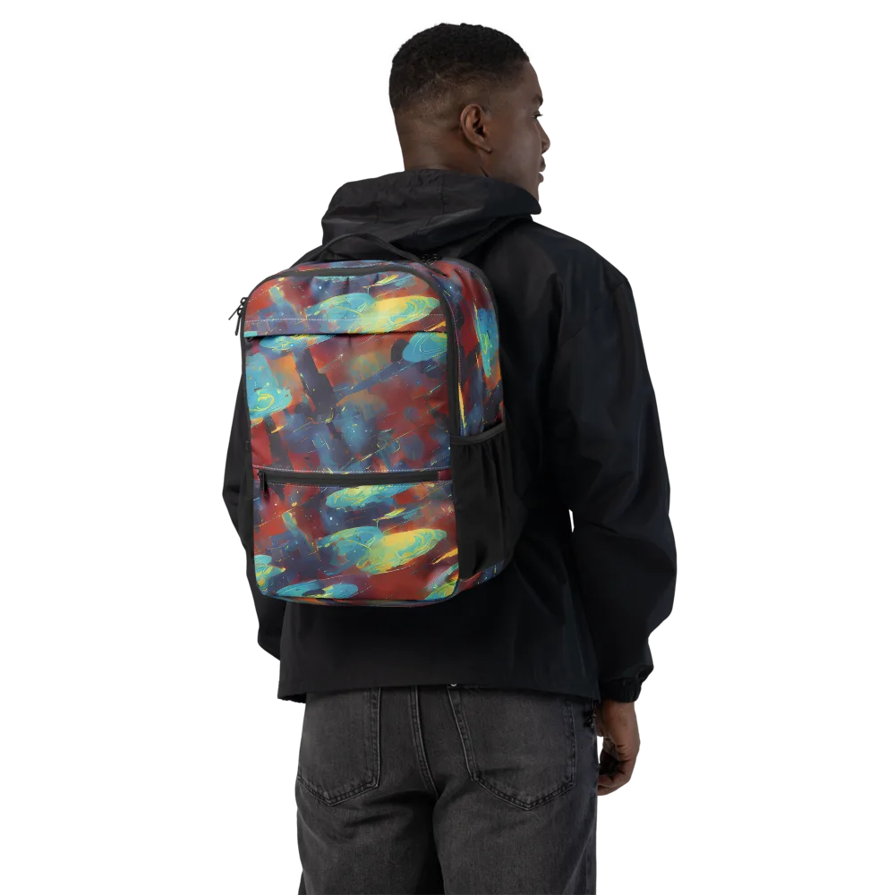 Journey Through Infinity on Utility Backpack — Back