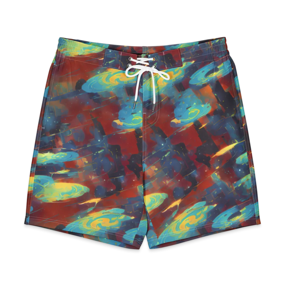 Journey Through Infinity on Men's Board Shorts — Front
