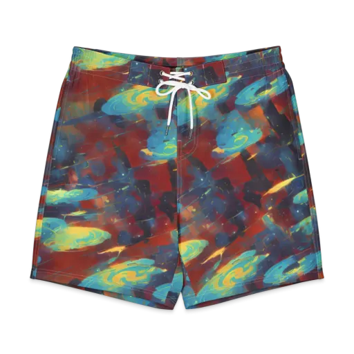 Journey Through Infinity on a Men's Board Shorts