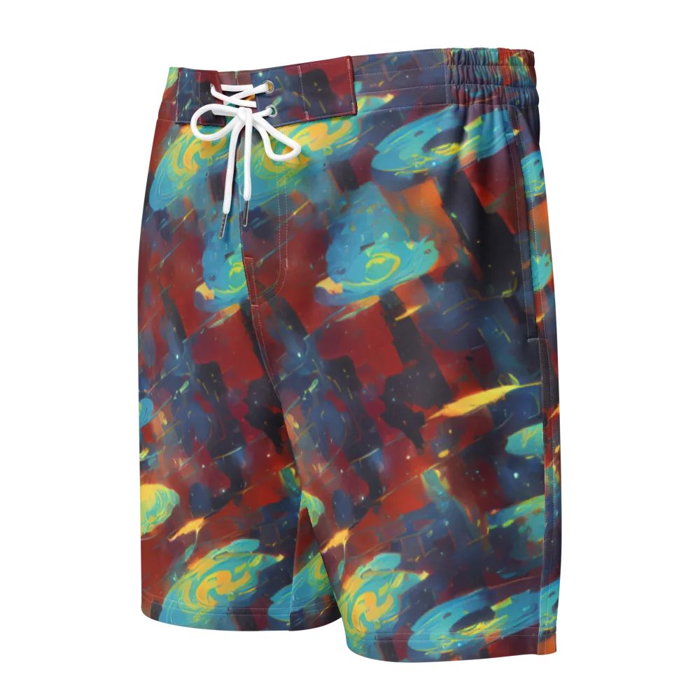 Journey Through Infinity on Men's Board Shorts — Front