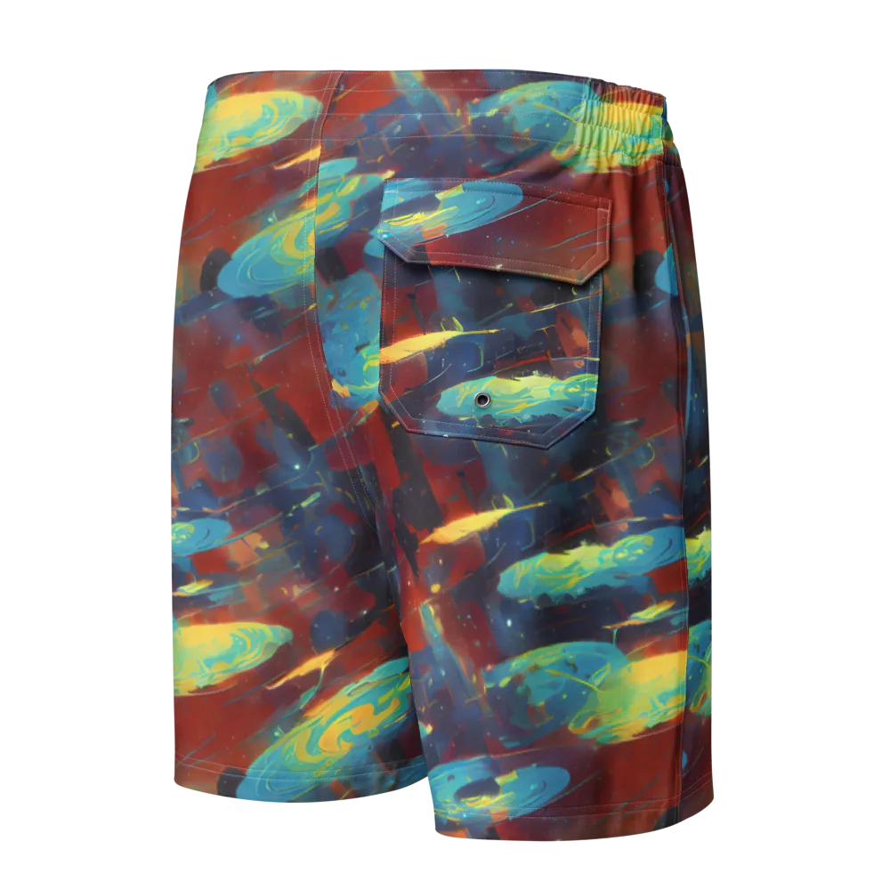 Journey Through Infinity on Men's Board Shorts — Back