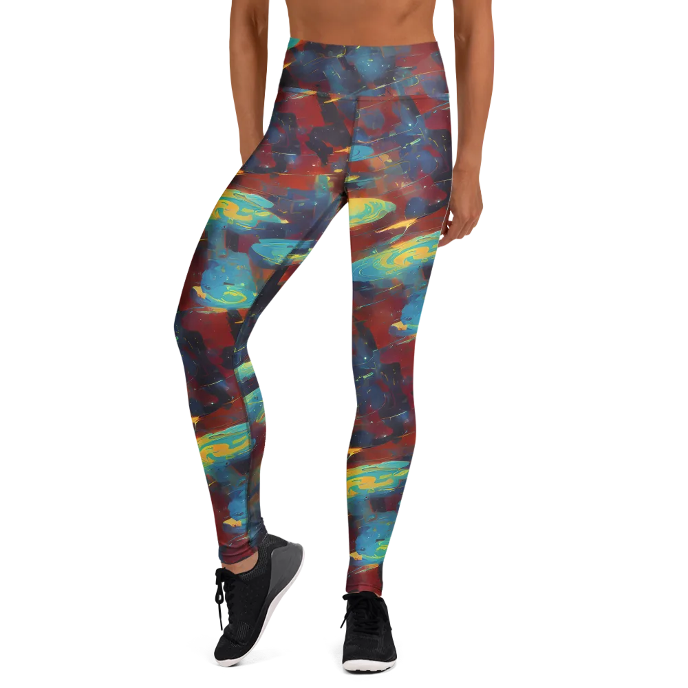 Journey Through Infinity on Yoga Leggings — Front
