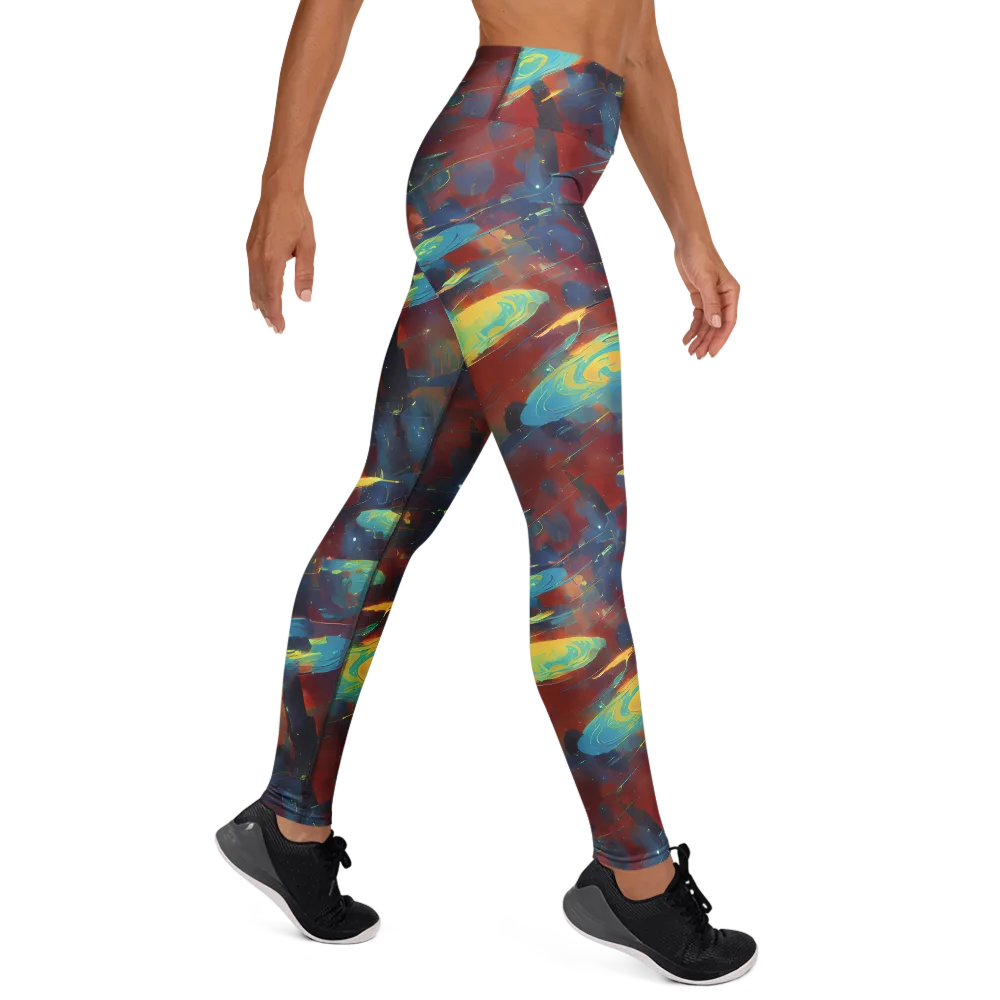 Journey Through Infinity on Yoga Leggings — Right